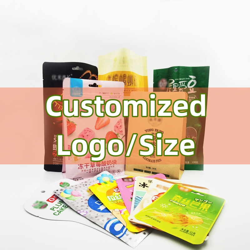 Logo Food Snack - Borsa per alimenti TETP Dimensioni personalizzate