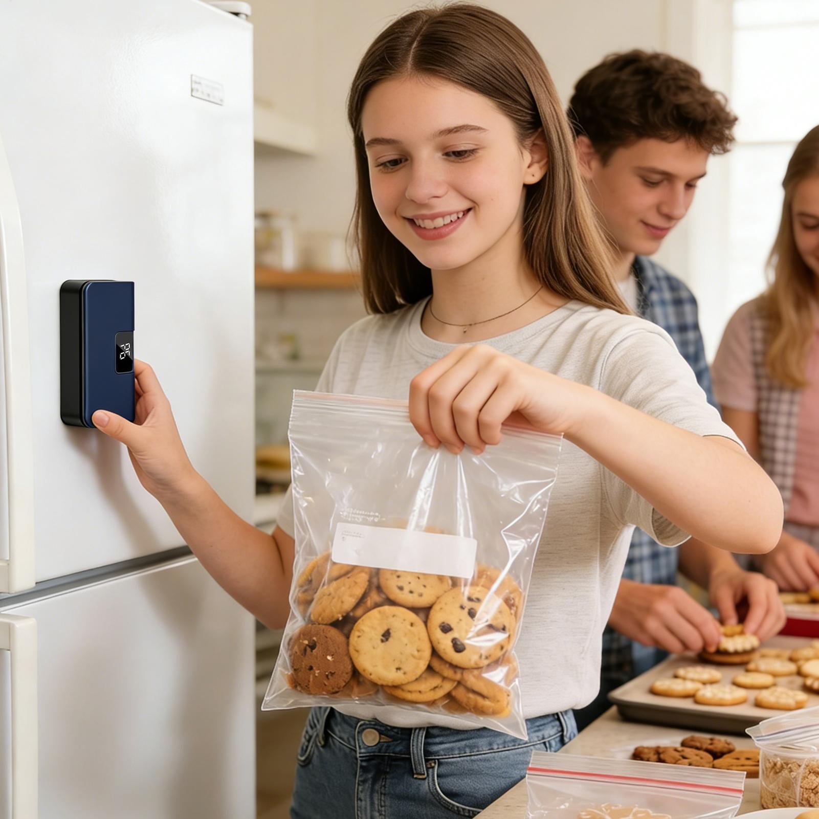 Food Prep Snacks - Mini sigillatrice per sacchetti con display