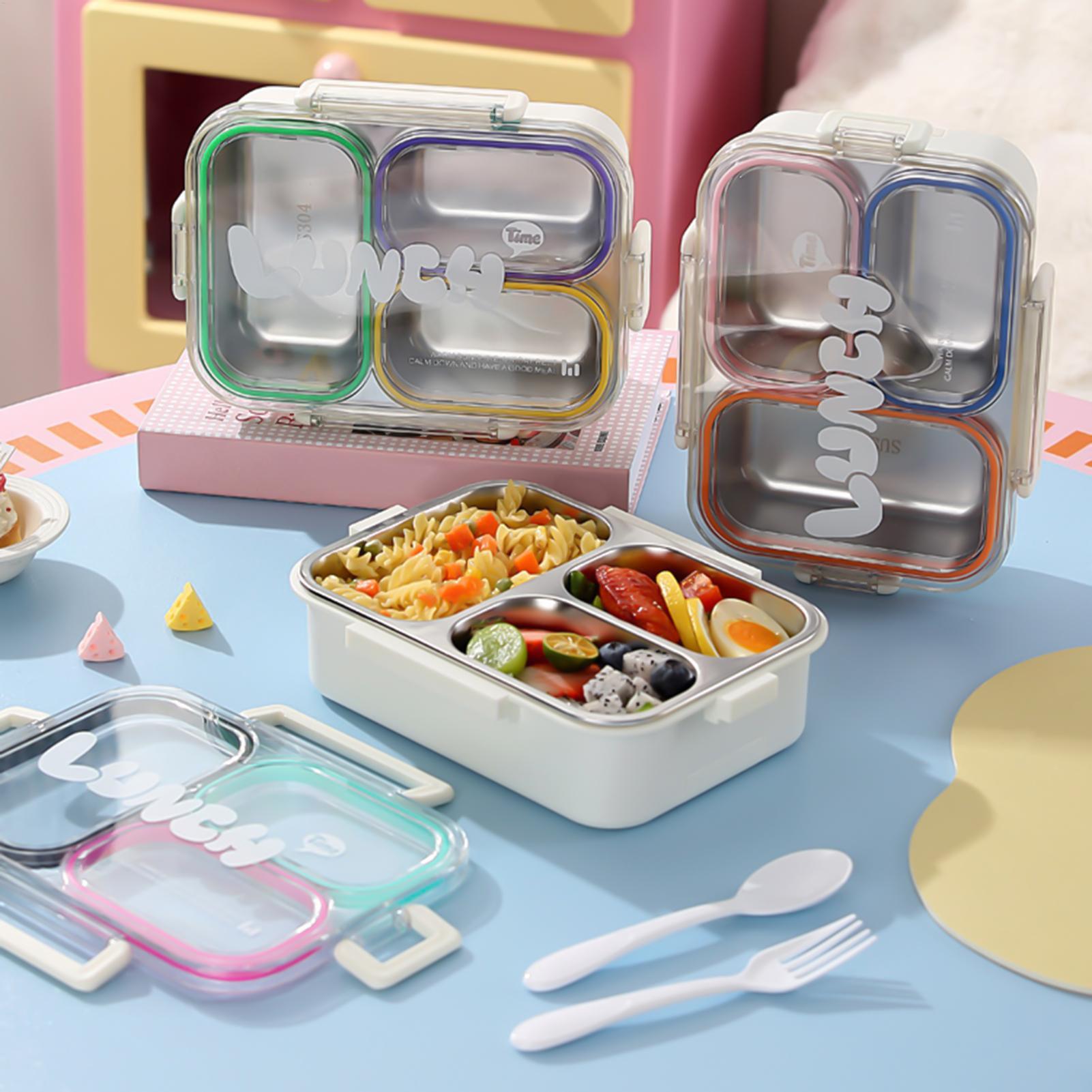 Food Snacks For School - Contenitore per il pranzo in acciaio