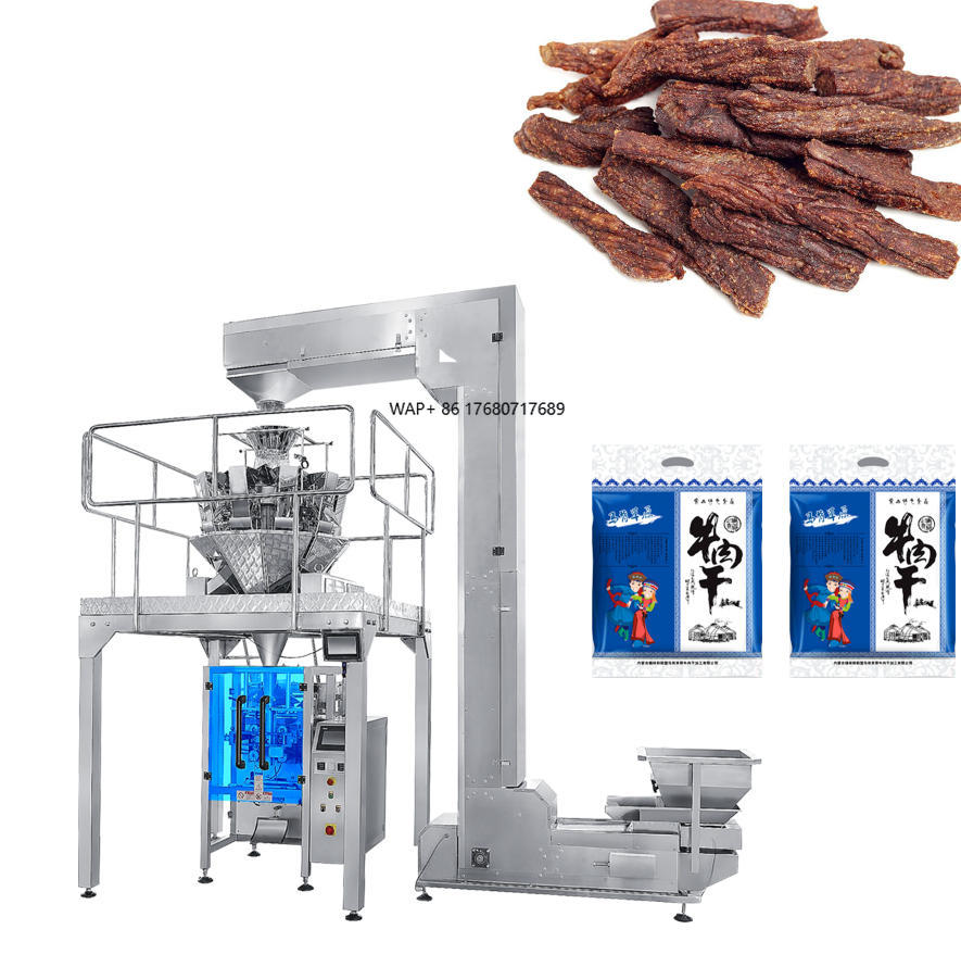 Jerky Beef Pack - Macchina imballatrice verticale per pesatura multipla