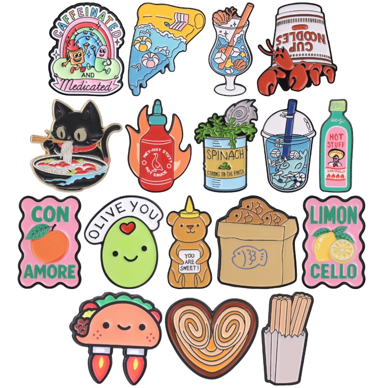 Zinc Food Snacks - Spille smaltate a tema snack: Taiyaki,