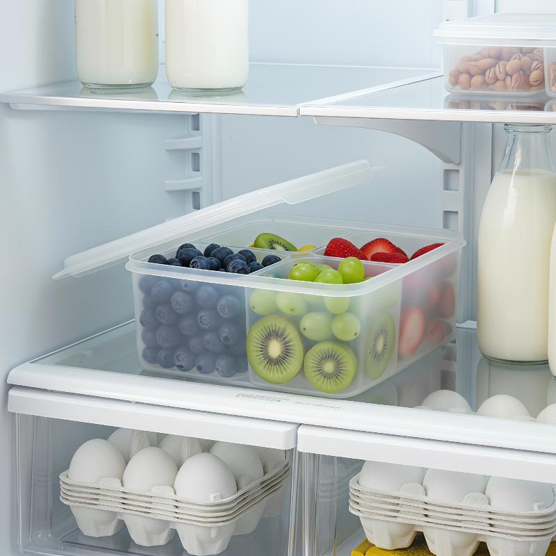 Food Prep Snacks - Contenitore per alimenti trasparente 4 in