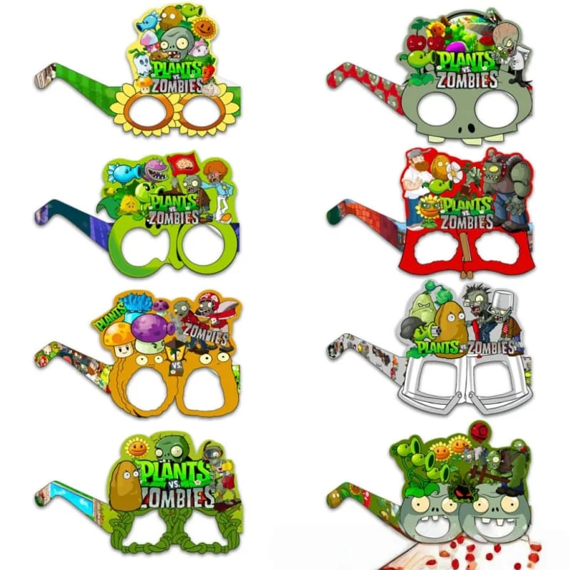 Zombie Snacks - 8 pezzi Pianta contro. Decorazione per