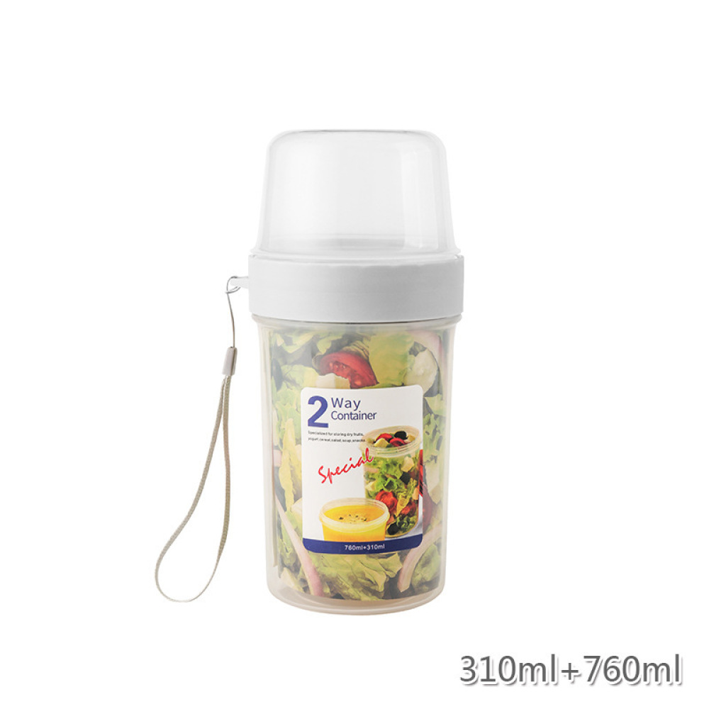 Food Prep Snacks - Contenitore per Alimenti a Doppio Strato