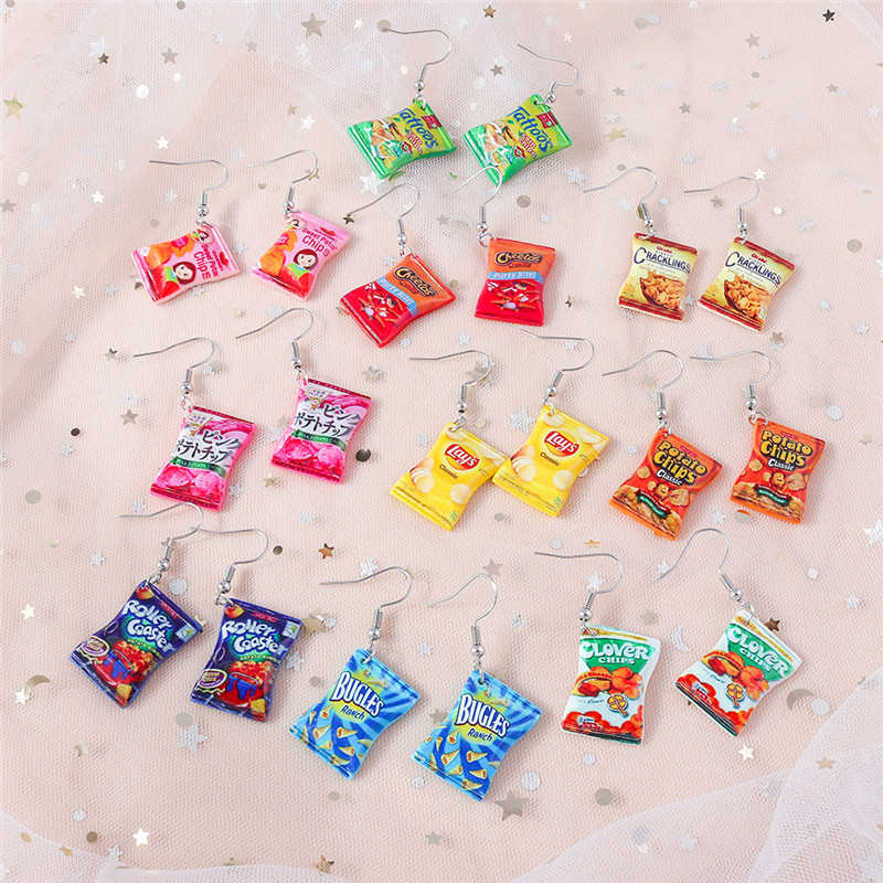 Aihua Nuovo nella moda Orecchi - Zinc Food Snacks recensione e prezzo