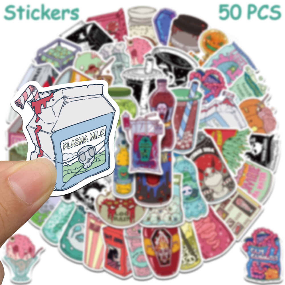 50 pezzi di adesivi per alimen - Zombie Snacks recensione e prezzo