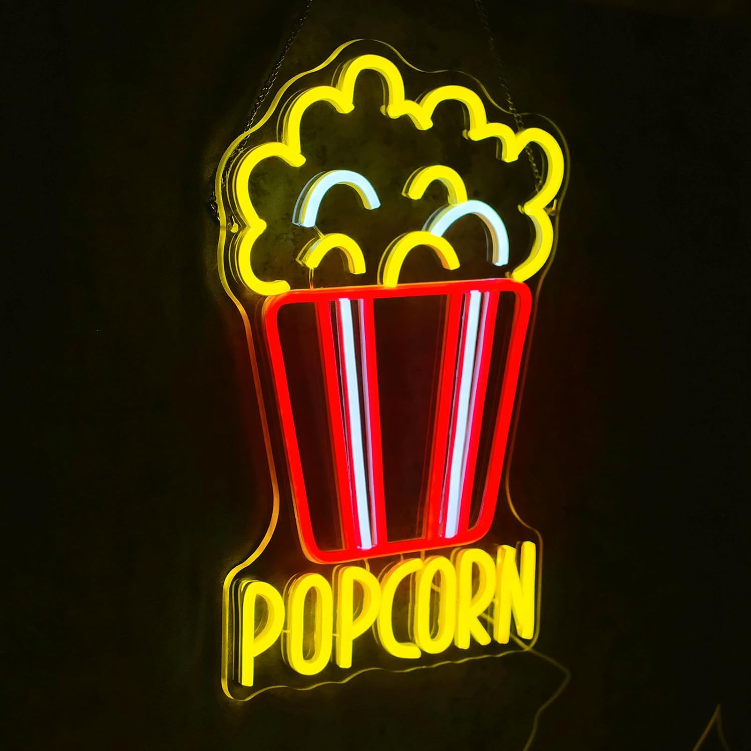 Popcorn Insegna al neon Dimmab - Snacks Food Video recensione e prezzo