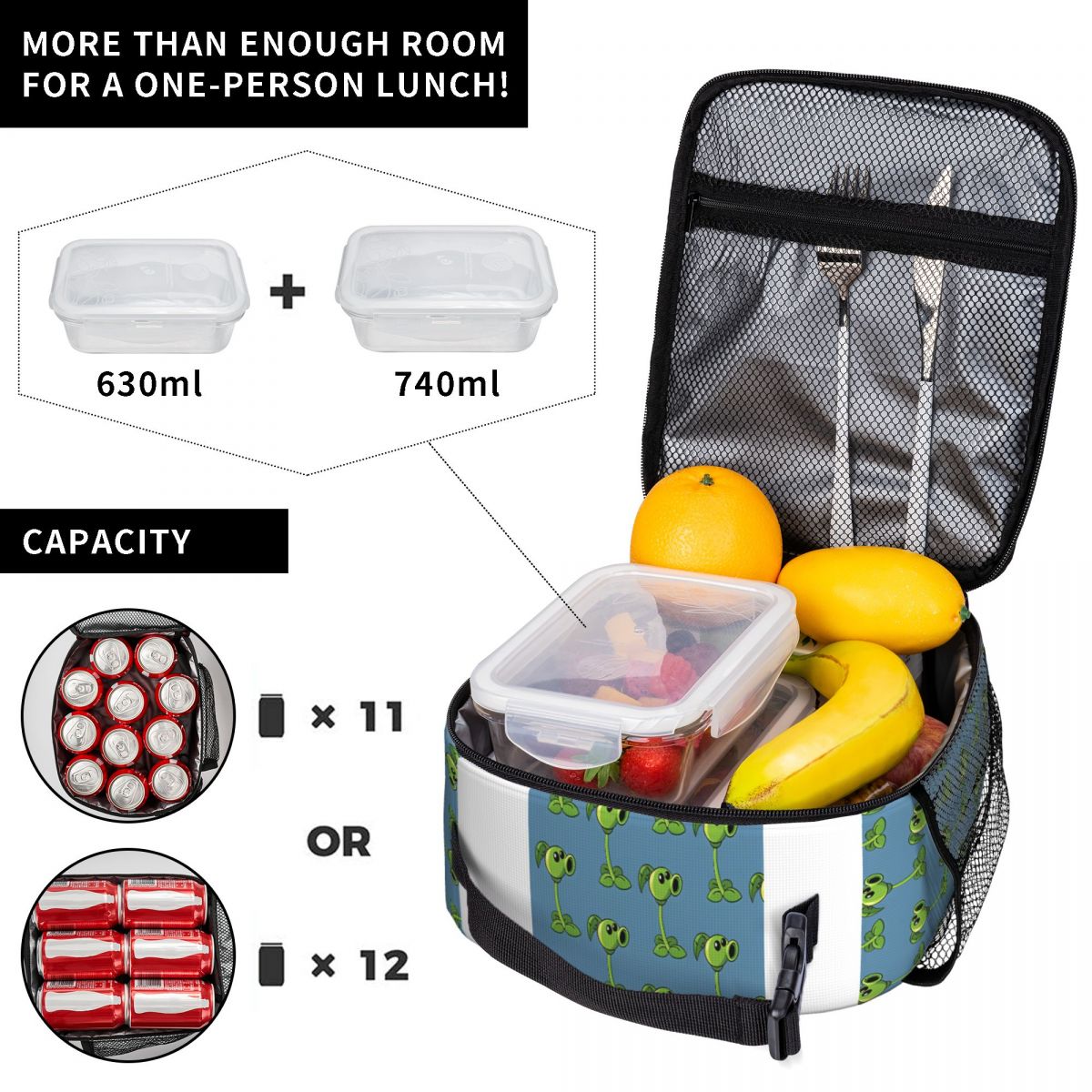 Borsa per snack con stampa di  - Zombie Snacks recensione e prezzo