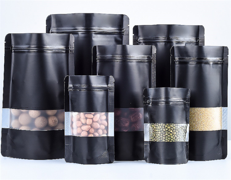 100 pezzi stand-up nero opaco  - Food Snacks For School recensione e prezzo