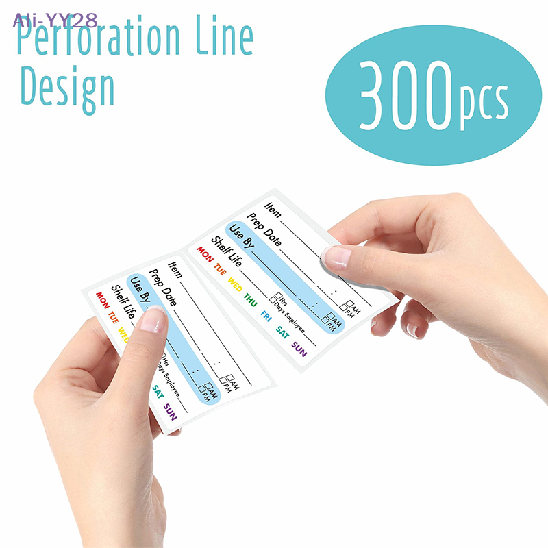 【YY28】300 Pezzi/Rotolo Adesivi - Snacks Food Labels recensione e prezzo