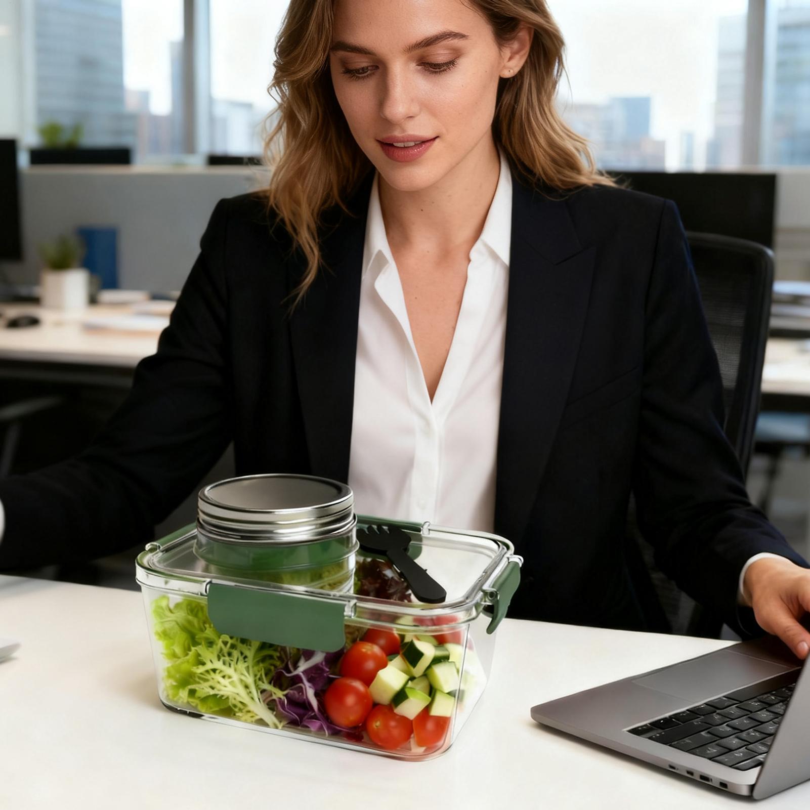 Contenitore per insalata da 2, - Food Prep Snacks recensione e prezzo